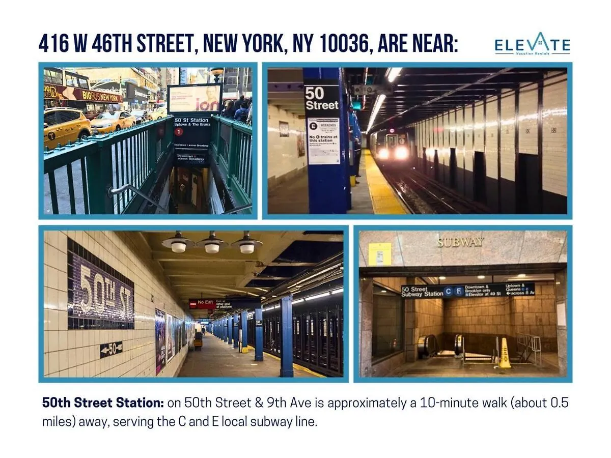 Studio Haven In Times Square & Nearby Restaurants New York Daire