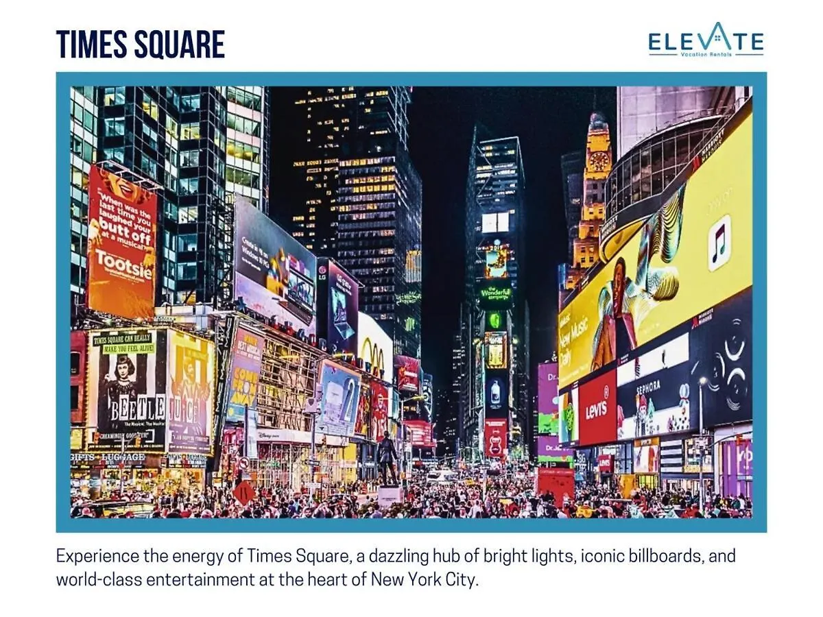 Apartmán Studio Haven In Times Square & Nearby Restaurants New York